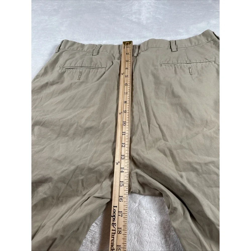 Polo Ralph Lauren Prospect Pants Mens Khaki Cotton Flat‎ Front Chino Size 38x30